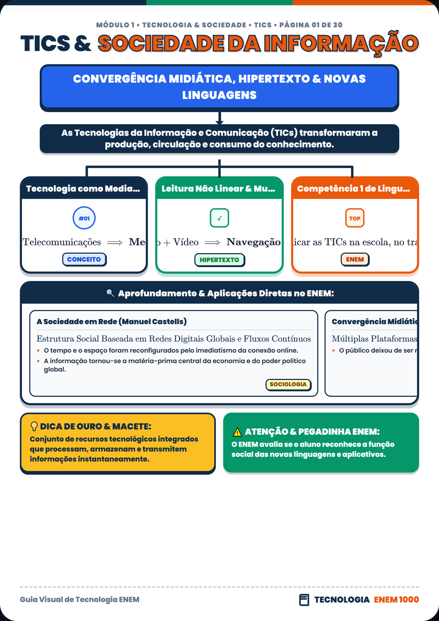 TICs: Tecnologias da Informação e Sociedade
