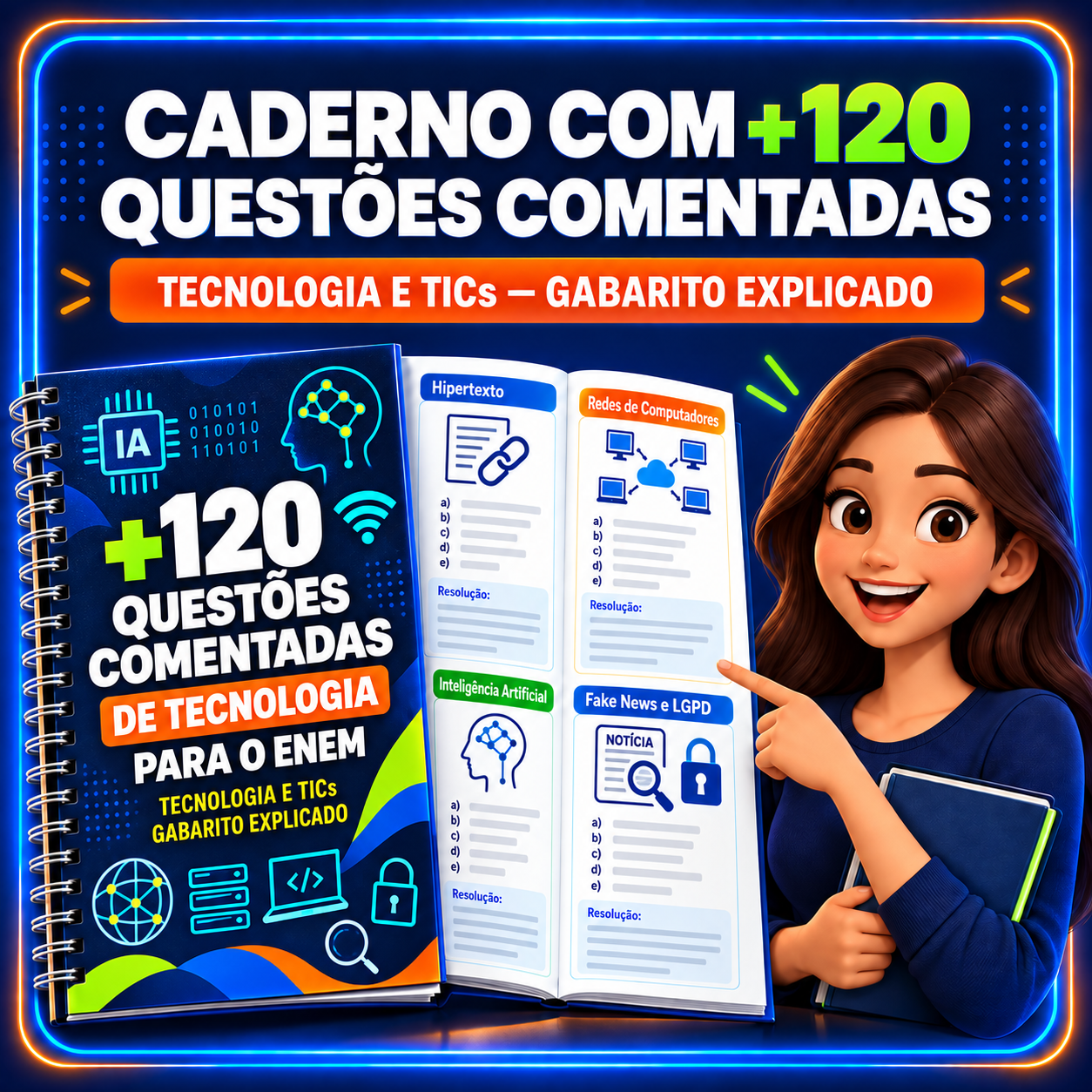 Bônus #1 - Caderno de 50 Questões de TICs Comentadas