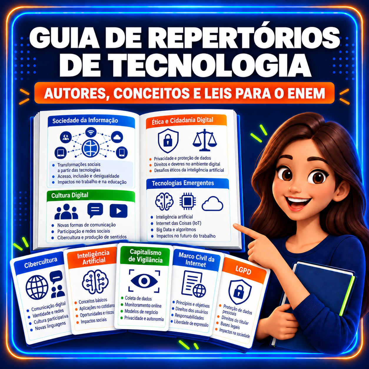Bônus #2 - Guia de Bolso: Conceitos de TICs & IA para Redação